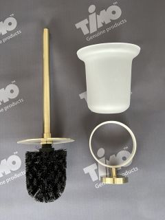 Щётка для туалета Timo Saona 13061/17 золото матовое